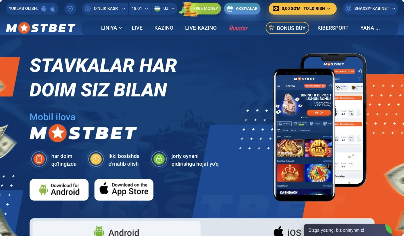 Mostbet APK UZ